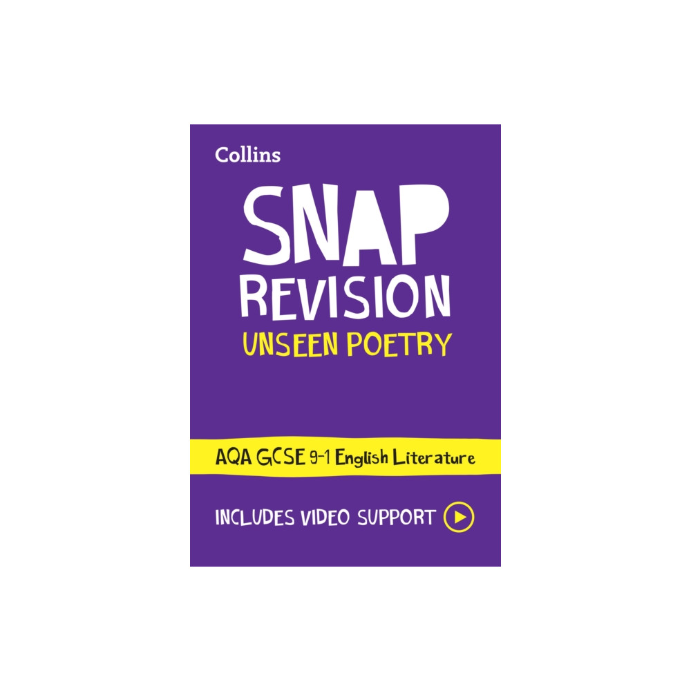 Produktbild för AQA Unseen Poetry Anthology Revision Guide (häftad, eng)