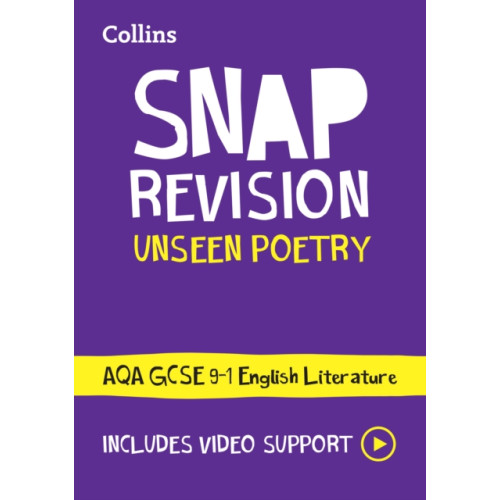 HarperCollins Publishers AQA Unseen Poetry Anthology Revision Guide (häftad, eng)