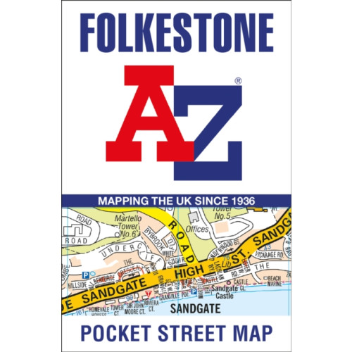 HarperCollins Publishers Folkestone A-Z Pocket Street Map