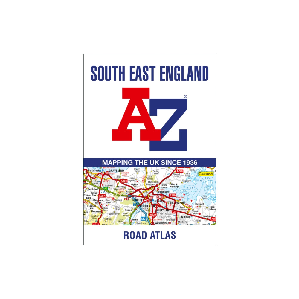 Produktbild för South East England A-Z Road Atlas (häftad, eng)