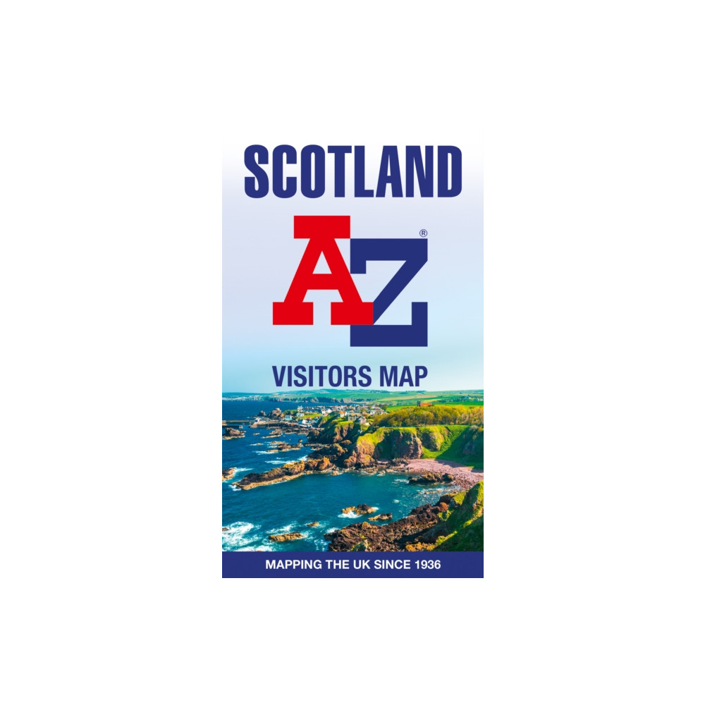 Produktbild för Scotland A-Z Visitors Map
