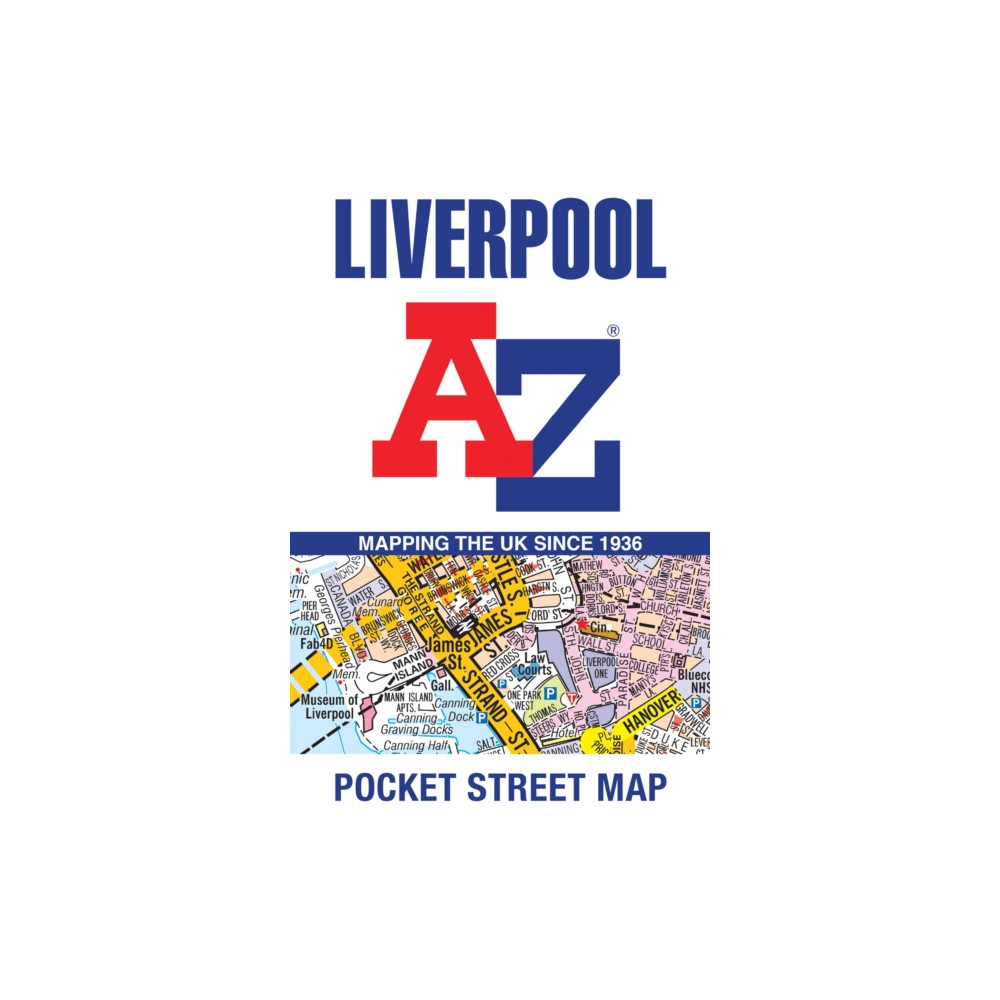 Produktbild för Liverpool A-Z Pocket Street Map