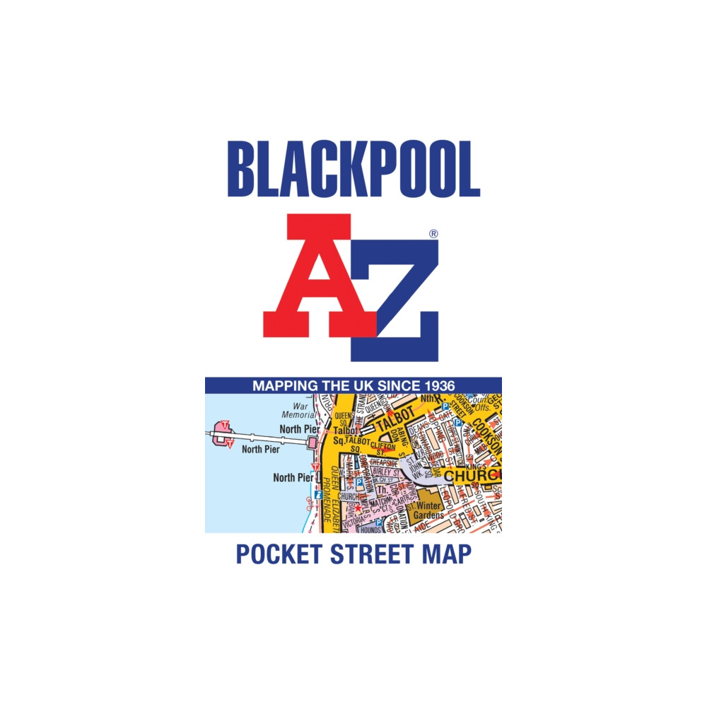 Produktbild för Blackpool A-Z Pocket Street Map