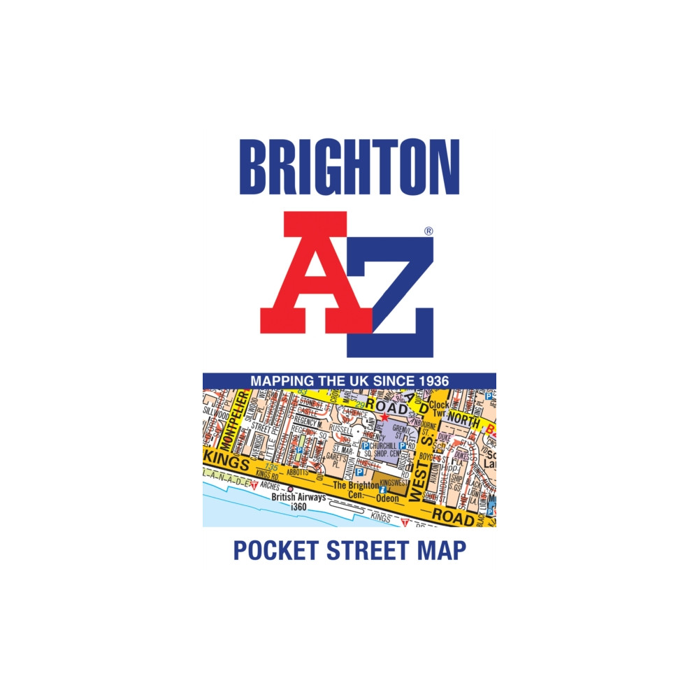 Produktbild för Brighton A-Z Pocket Street Map