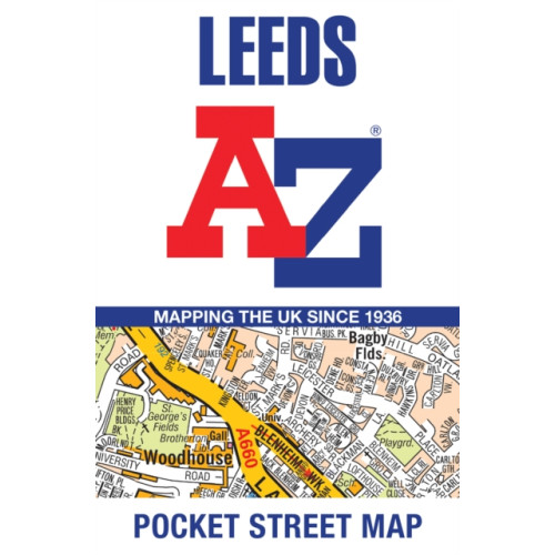 HarperCollins Publishers Leeds A-Z Pocket Street Map
