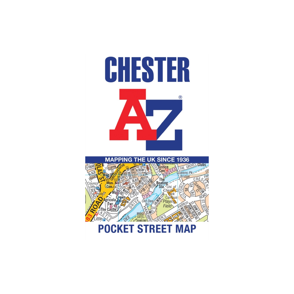 Produktbild för Chester A-Z Pocket Street Map