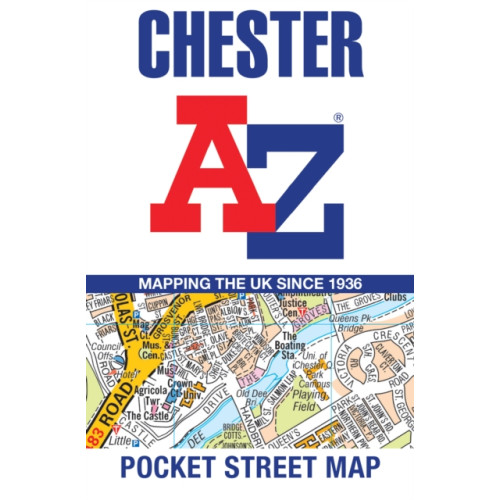 HarperCollins Publishers Chester A-Z Pocket Street Map