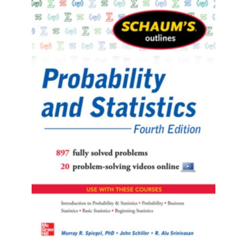 McGraw-Hill Education - Europe Schaum's Outline of Probability and Statistics (häftad, eng)