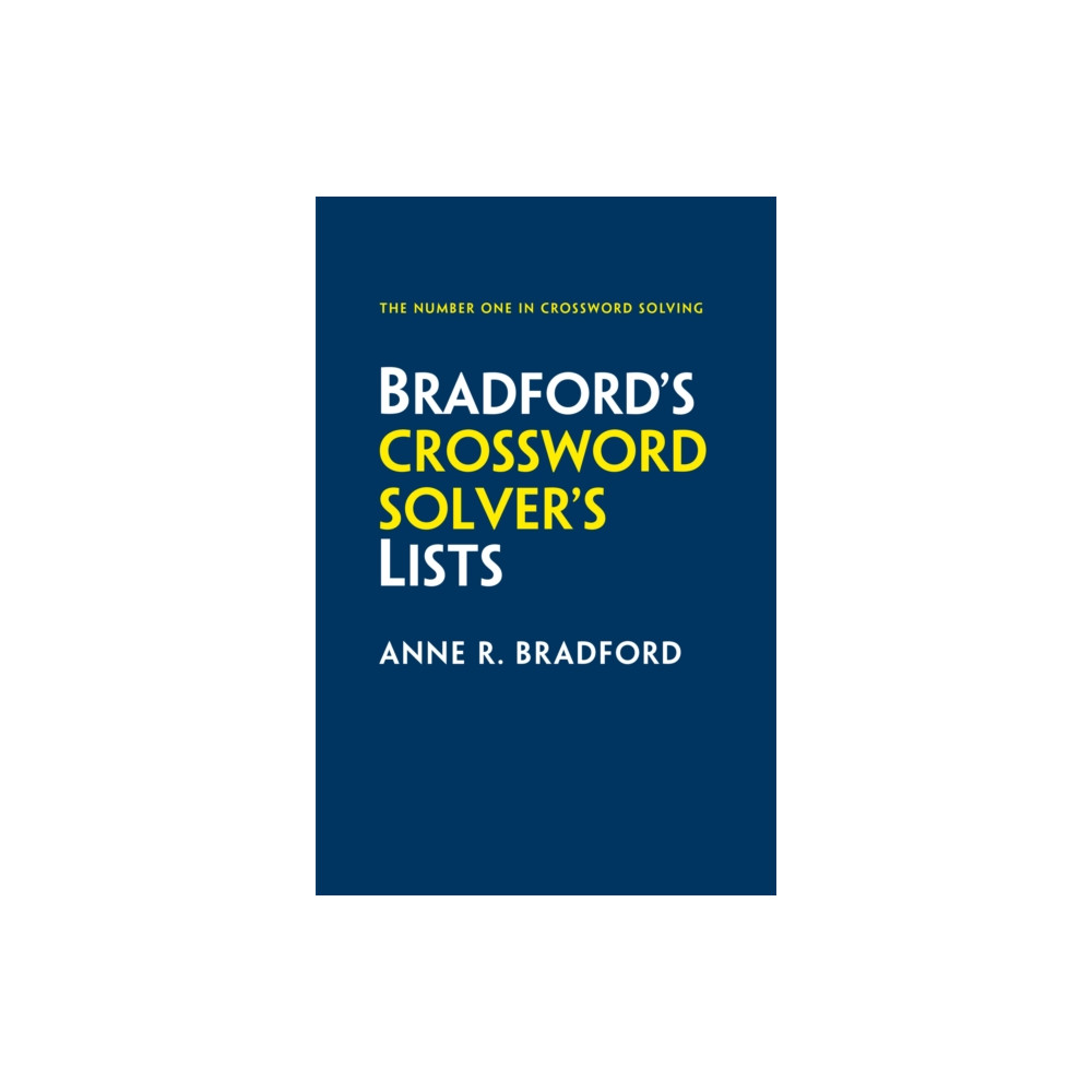 Produktbild för Bradford’s Crossword Solver’s Lists (häftad, eng)