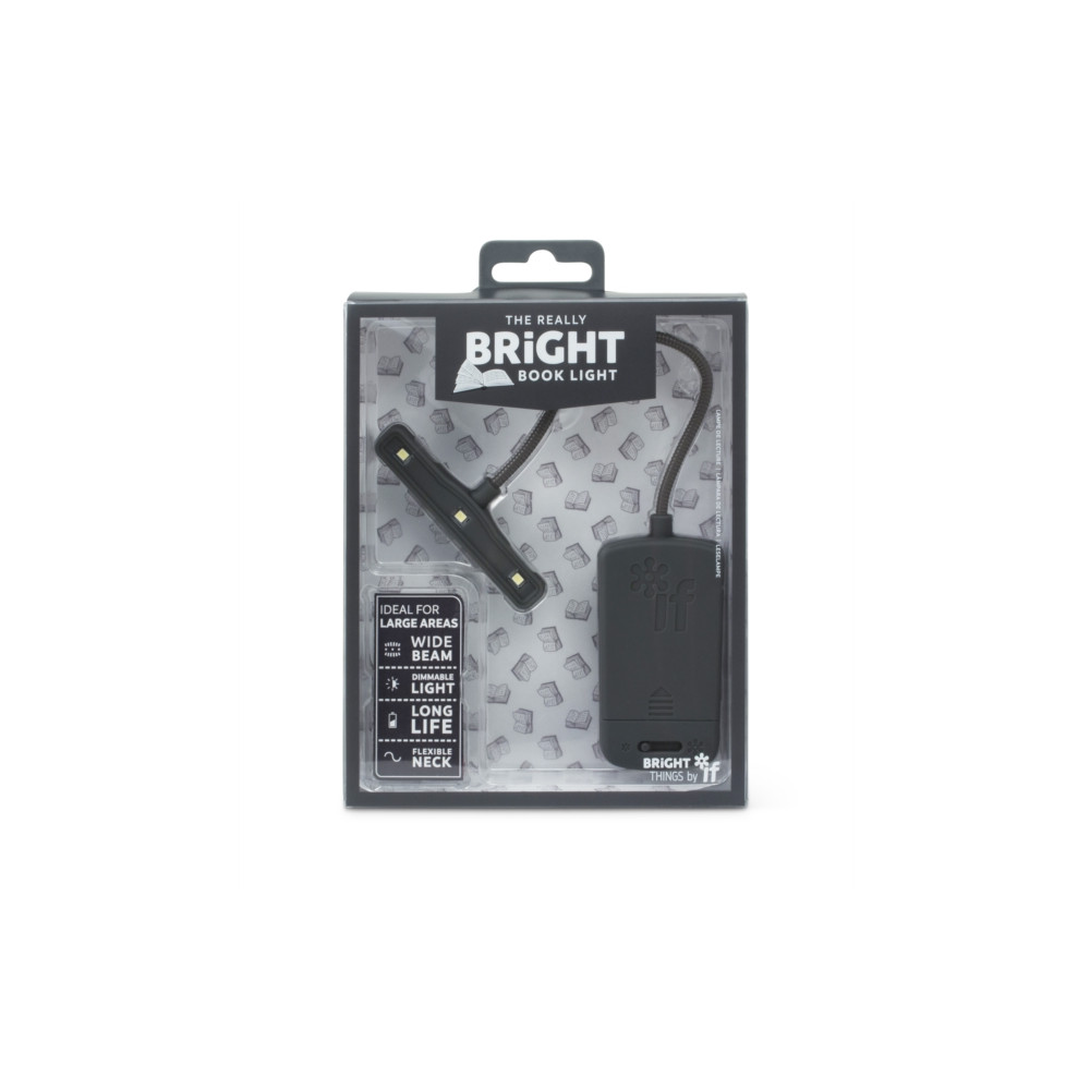 Produktbild för The Really Bright Book Light - Grey