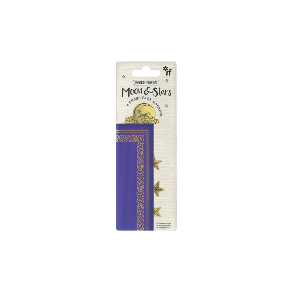 Produktbild för Bookminders Page Markers - Moon & Stars