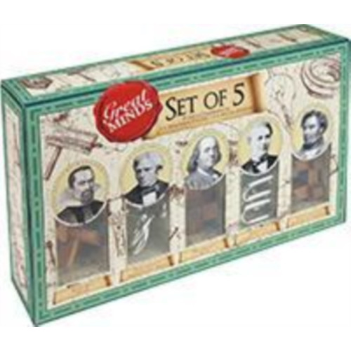 Professor Puzzle Great Minds Set of 5 Puzzles (Men)