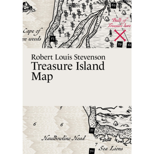 Paris Grafik Robert Louis Stevenson, Treasure Island Map