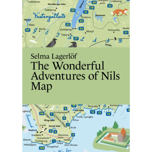 Paris Grafik Selma Lagerlof, The Wonderful Adventures of Nils Map