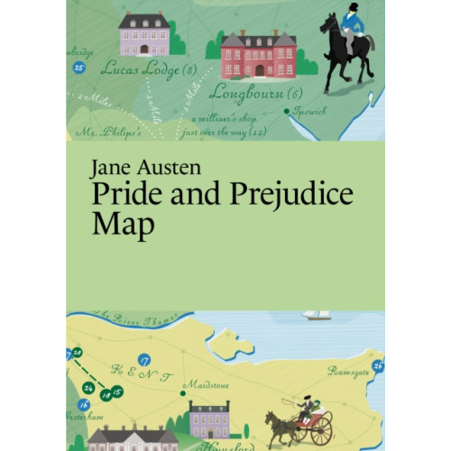 Paris Grafik Jane Austen, Pride and Prejudice Map