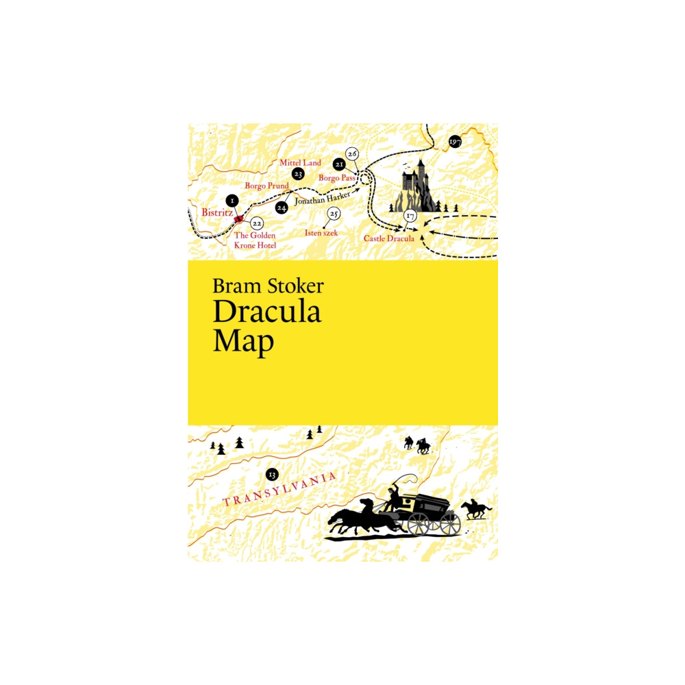 Produktbild för Bram Stoker, Dracula Map
