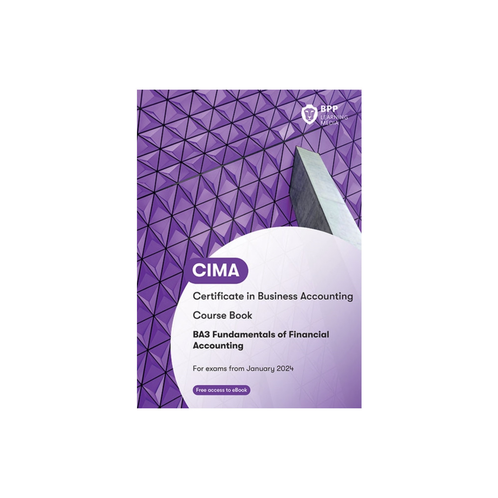 Produktbild för CIMA BA3 Fundamentals of Financial Accounting (häftad, eng)