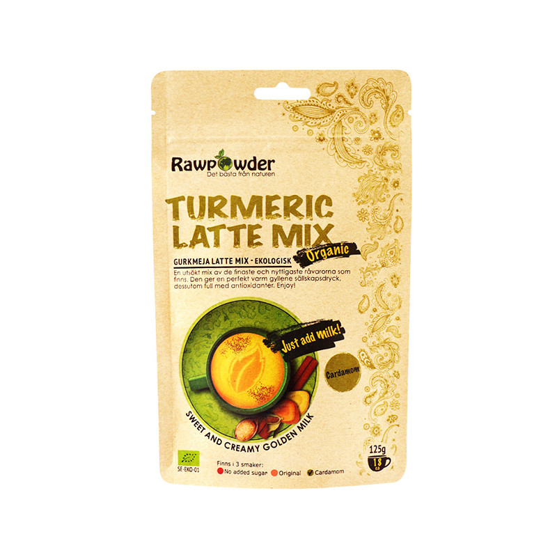 Produktbild för Turmeric Latte Mix Kardemumma 125g EKO