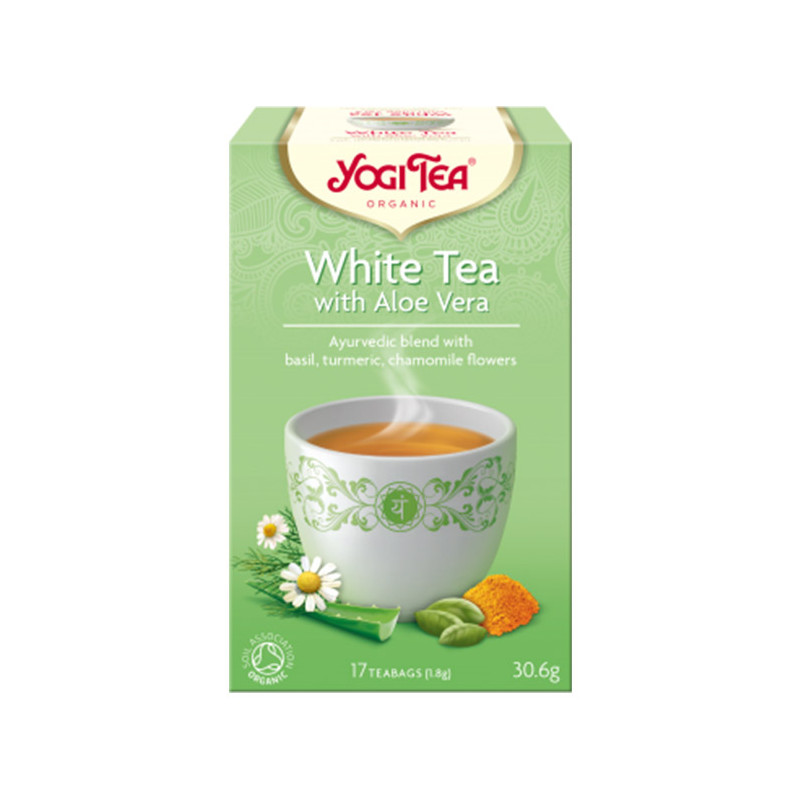 Produktbild för White Tea with Aloe Vera 17p KRAV EKO