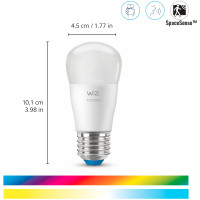 Produktbild för WiFi Smart LED E27 P45 40W 470lm Färg