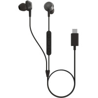 Produktbild för TAE5008BK In-ear-hörlurar med mikrofon och fjärrkontroll. USB-C-kontakt. Svarta.