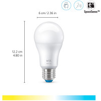 Produktbild för WiFi Smart LED E27 60W 806lm Varm-kallvit 1-pack