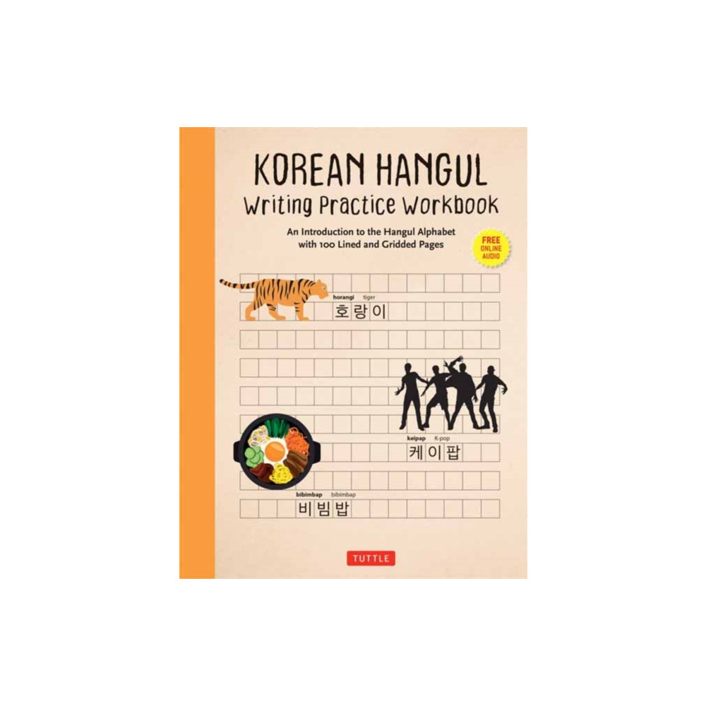Produktbild för Korean Hangul Writing Practice Workbook (häftad, eng)