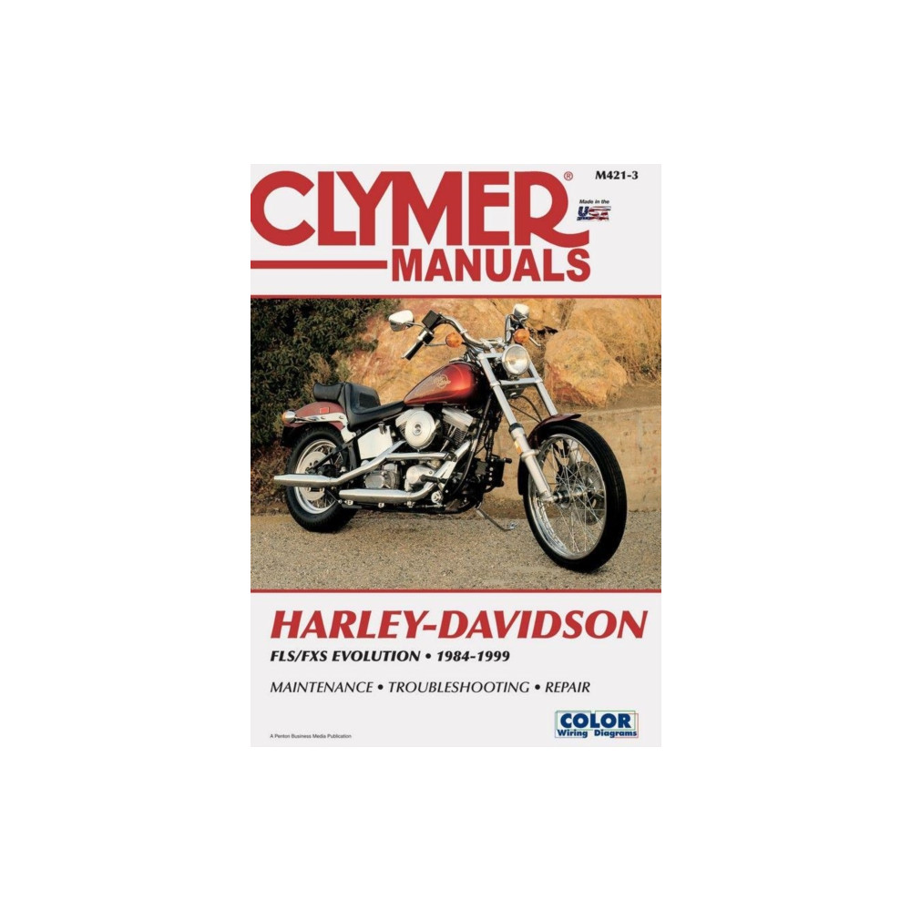 Produktbild för Harley-Davidson FLS-FXS Evolution, Evo Softail, Fat Boy (1984-1999) Service Repair Manual (häftad, eng)