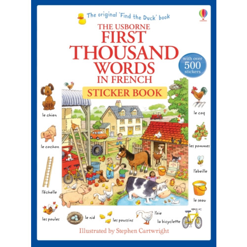 Usborne Publishing Ltd First Thousand Words in French Sticker Book (häftad, eng)