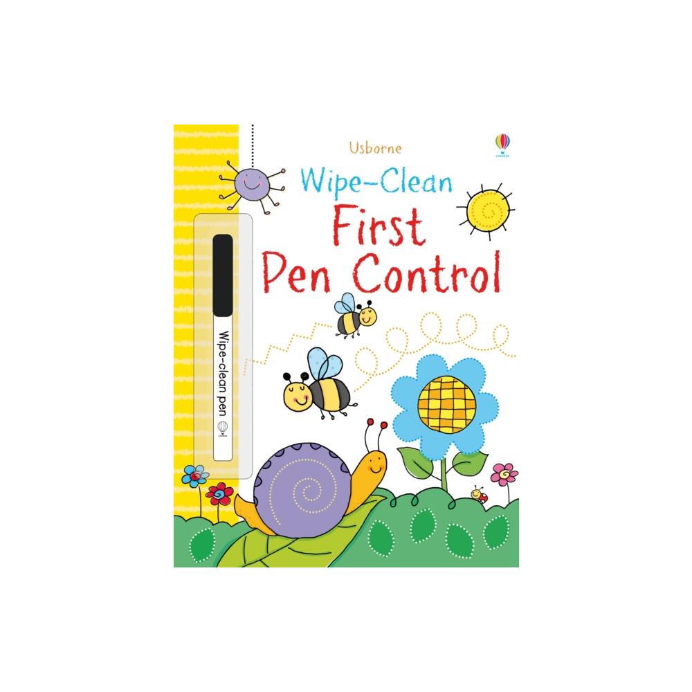 Produktbild för Wipe-clean First Pen Control (häftad, eng)