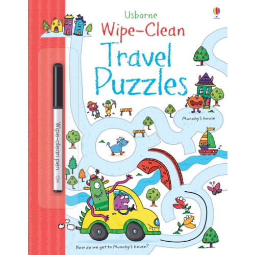 Usborne Publishing Ltd Wipe-clean Travel Puzzles (häftad, eng)