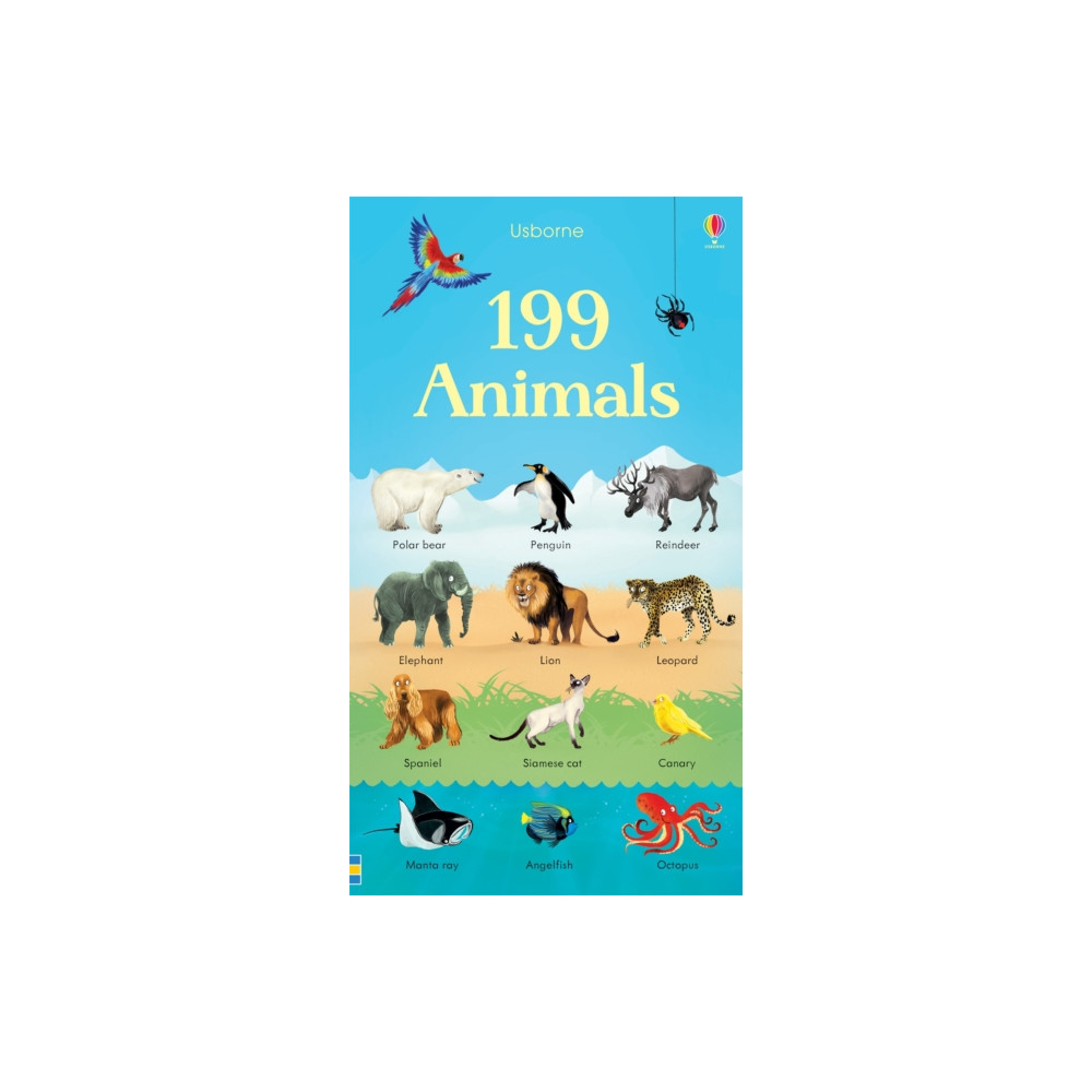 Produktbild för 199 Animals (bok, board book, eng)