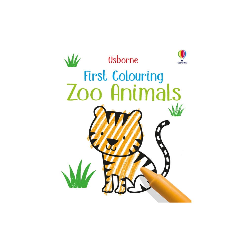 Produktbild för First Colouring Zoo Animals (häftad, eng)