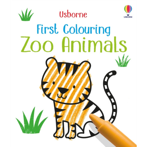 Usborne Publishing Ltd First Colouring Zoo Animals (häftad, eng)