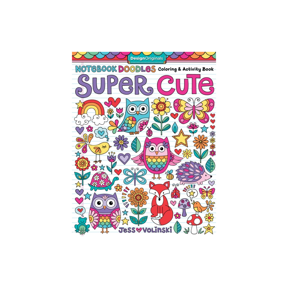 Produktbild för Notebook Doodles Super Cute (häftad, eng)