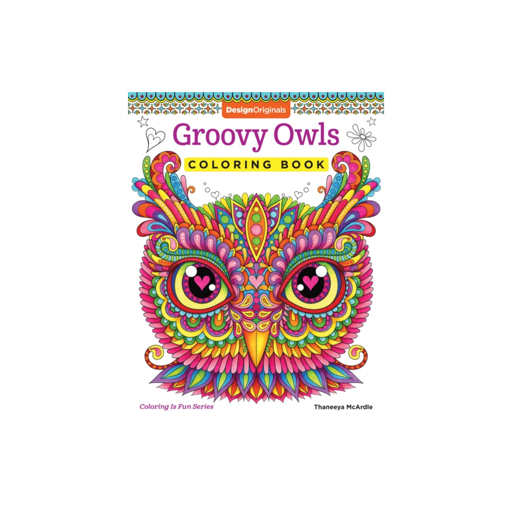 Produktbild för Groovy Owls Coloring Book (häftad, eng)