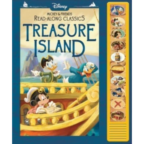 Phoenix International Publications, Incorporated Disney Mickey and Friends: Treasure Island Read-Along Classics Sound Book (inbunden, eng)