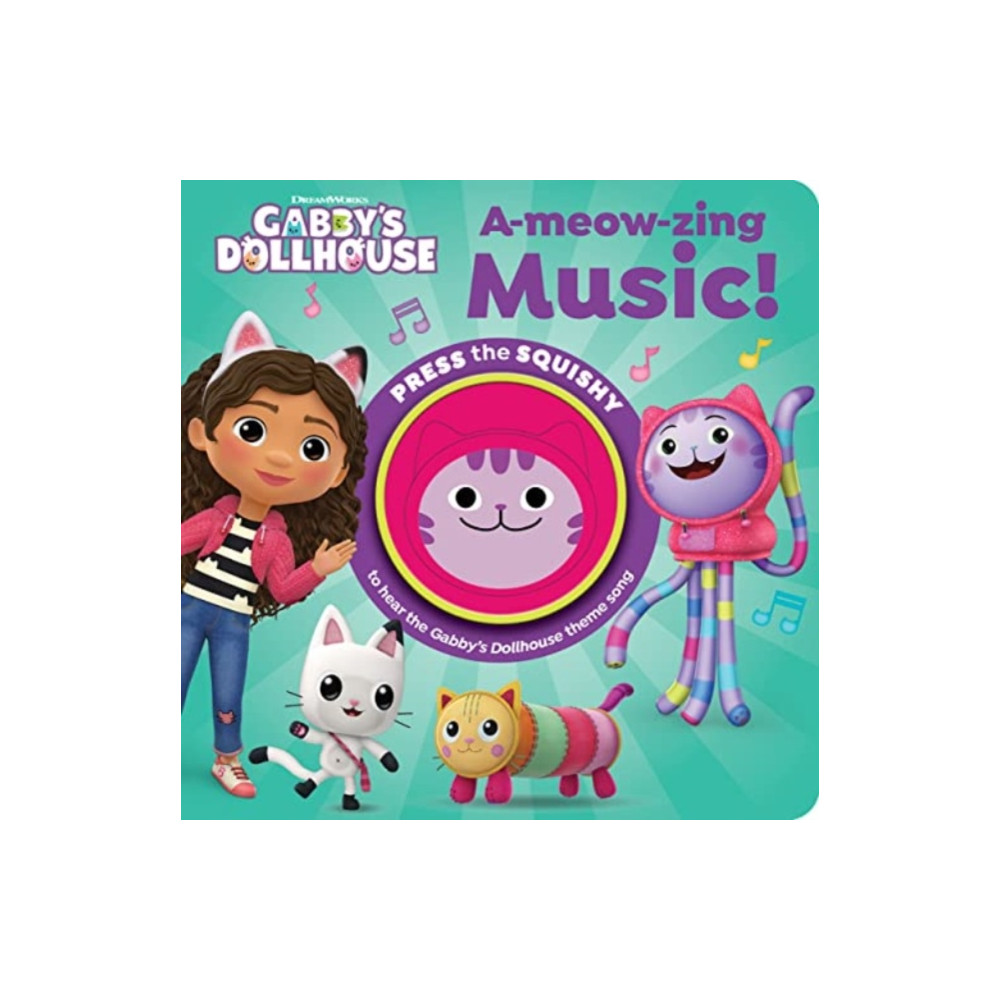 Produktbild för Squishy Gabbys Dollhouse A-Meow-zing Music 1 Button (inbunden, eng)