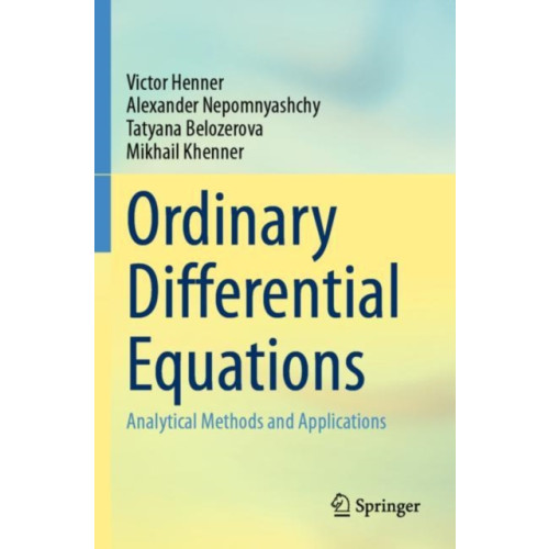 Springer International Publishing AG Ordinary Differential Equations (häftad, eng)