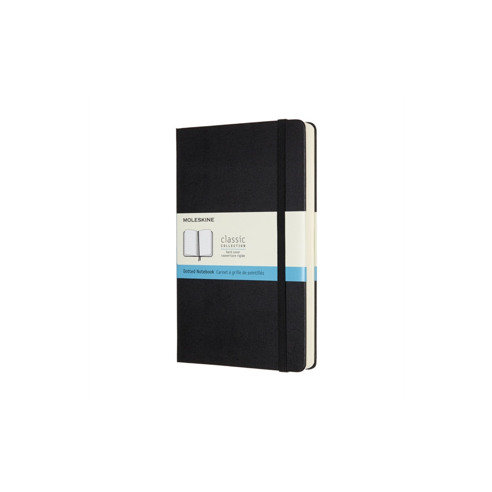 Produktbild för Moleskine Expanded Large Dotted Hardcover Notebook: Black