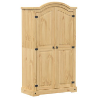 Produktbild för Garderob Corona 102x52x186 cm massiv furu