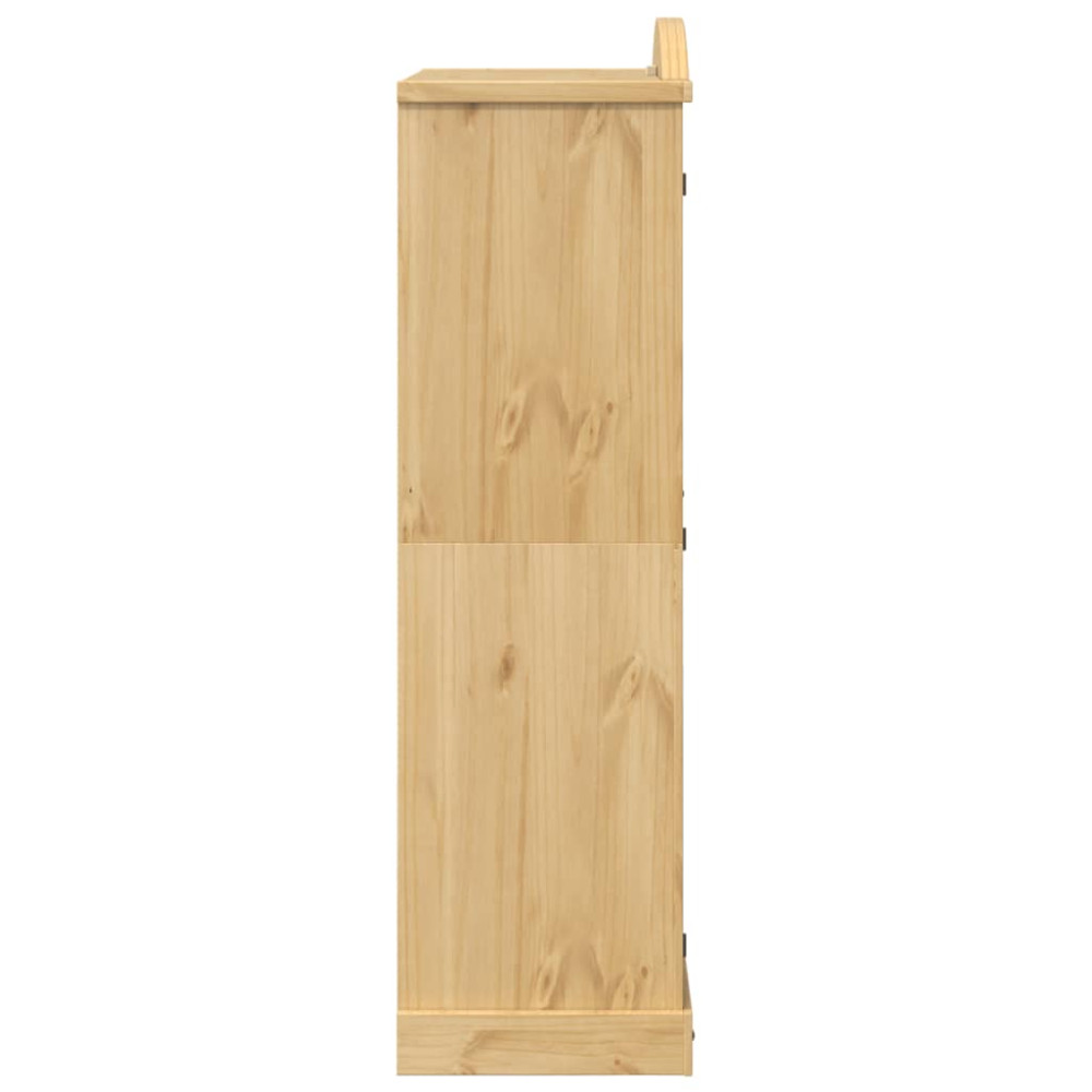 Produktbild för Garderob Corona 102x52x186 cm massiv furu