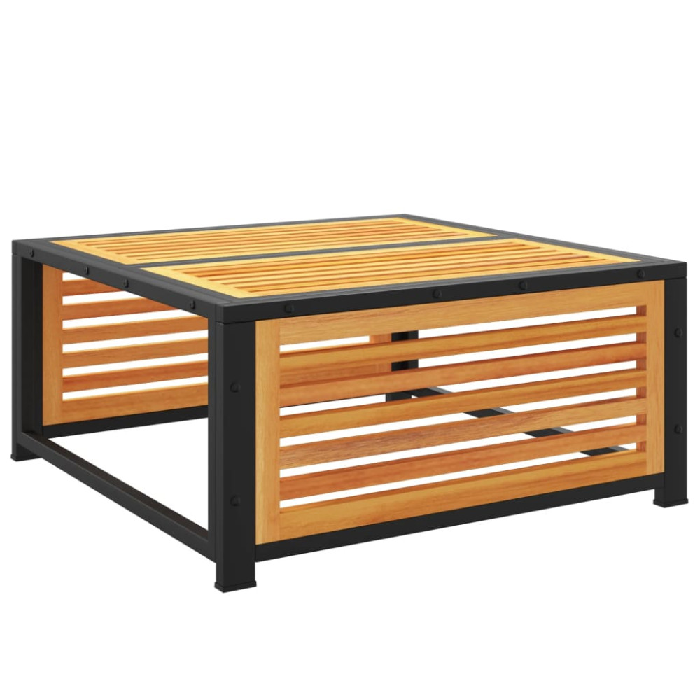Produktbild för Trädgårdsbord 68x68x30 cm massivt akaciaträ