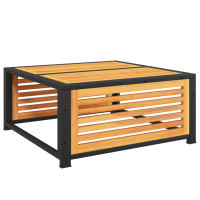 Produktbild för Trädgårdsbord 68x68x30 cm massivt akaciaträ