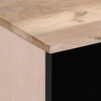 Produktbild för Sängbordet 40x34x46 cm massivt blekt mangoträ