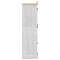 Produktbild för Garderob Corona vit 102x52x186 cm massiv furu