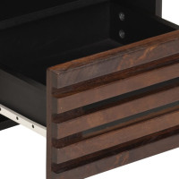 Produktbild för Nattduksbord 2 st 40x34x46 cm massivt mangoträ