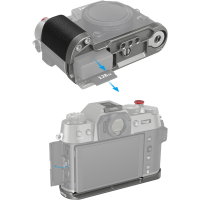 Produktbild för SmallRig 4712 Silicone L-Shape Handle for Fujifilm X-T50 Charcoal Silver