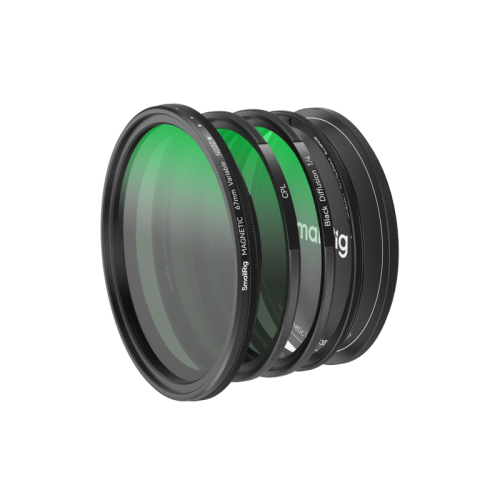 SMALLRIG SmallRig 4726 5-in-1 Attachable Filter Kit VND 2-32 & CPL & 1/4 Effect Black Mist (67mm)