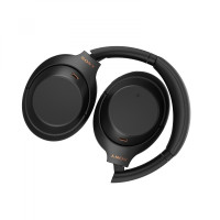 Produktbild för Sony trådlösa around-ear hörlurar WH-1000XM4 - Svart